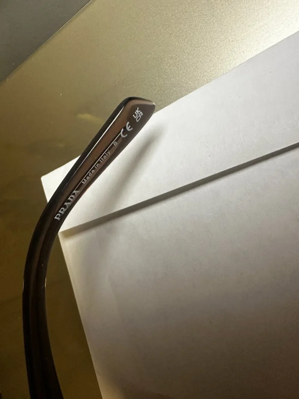 Prada PR A02S Brown Transparent/Brown (17O-60B) Sunglasses - Picture 6 of 12